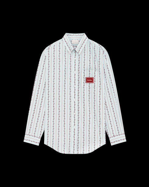 DRÔLE DE MONSIEUR LA CHEMISE FLEURS